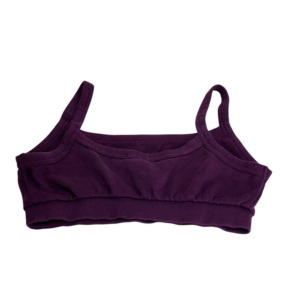 Savage X Fenty Plum Purple Lounge Bra Size 4-6 S Cloth Bralette - Picture 2 of 6